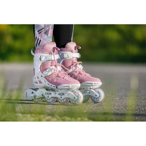 Powerslide Inline Skøjter Phuzion Argon 80 Hvid,Rosa EU 42