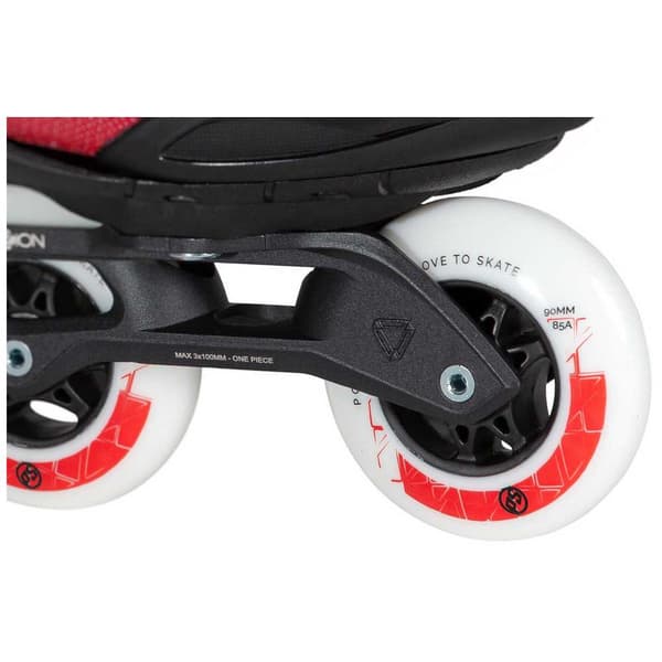 Powerslide Inline Skøjter Radon 3x90 Rød EU 43