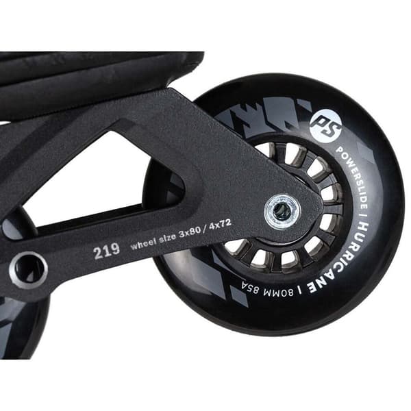 Powerslide Inline Skøjter Jet Pro Black Adjustable Sort EU 35-38