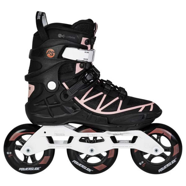 Powerslide Linjassa Luistimet Phuzion Argon Coral 100 Musta EU 39