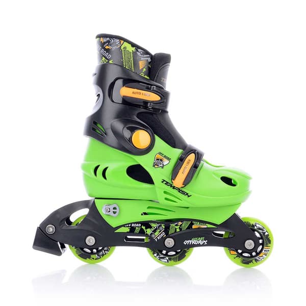 Tempish Rullskridskor Racer+protectors+helmet Grönt EU 30-33