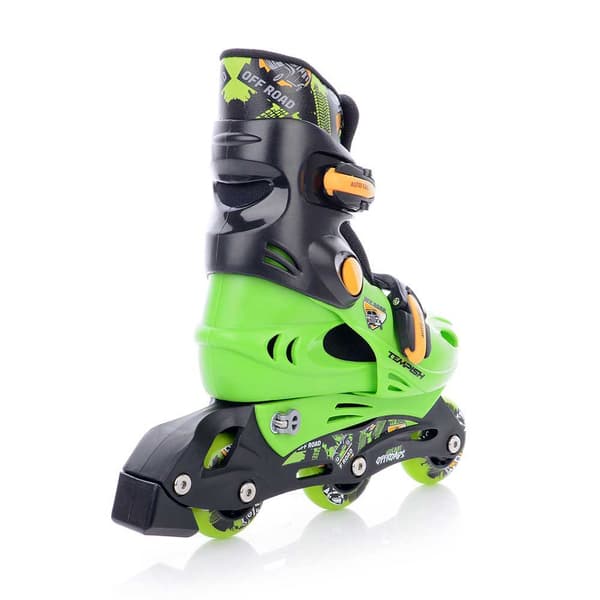 Tempish Rullskridskor Racer+protectors+helmet Grönt EU 30-33