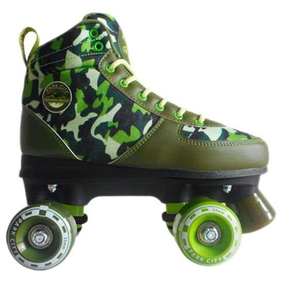 Park City Hanny Camouflage -rullaluistimet Vihreä EU 35-36