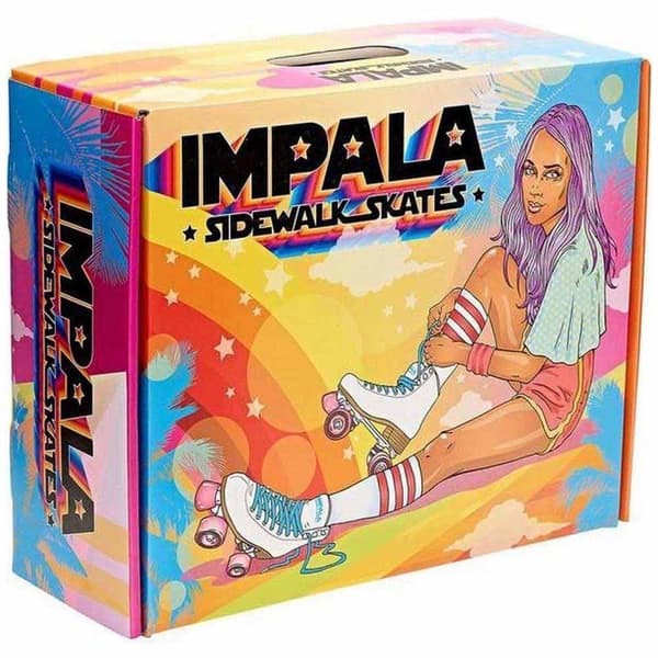 Impala Rollers Rullaluistimet Quad Musta EU 37