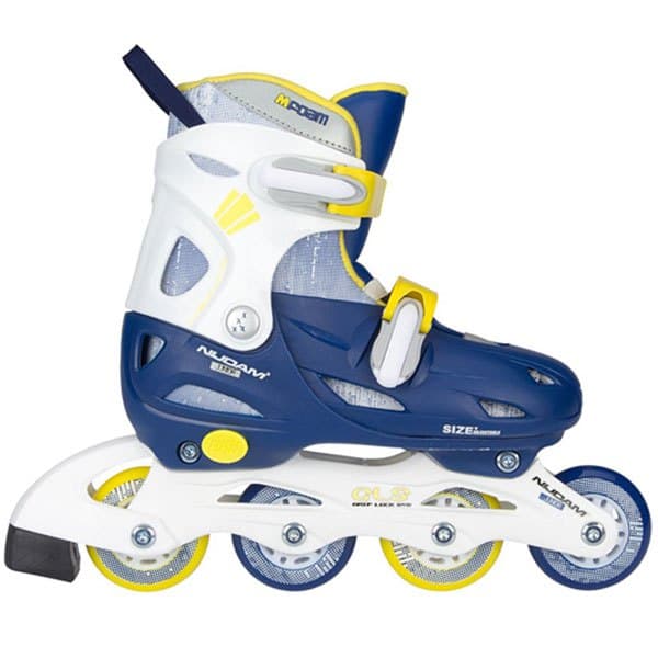 Nijdam Inline Skøjter Adjustable Hvid,Blå EU 30-33