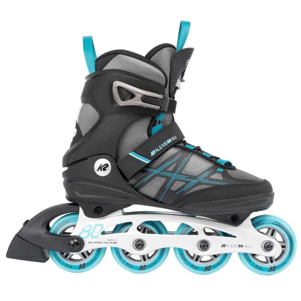 K2 Skate Linjassa Luistimet Alexis 80 Alu Harmaa EU 42