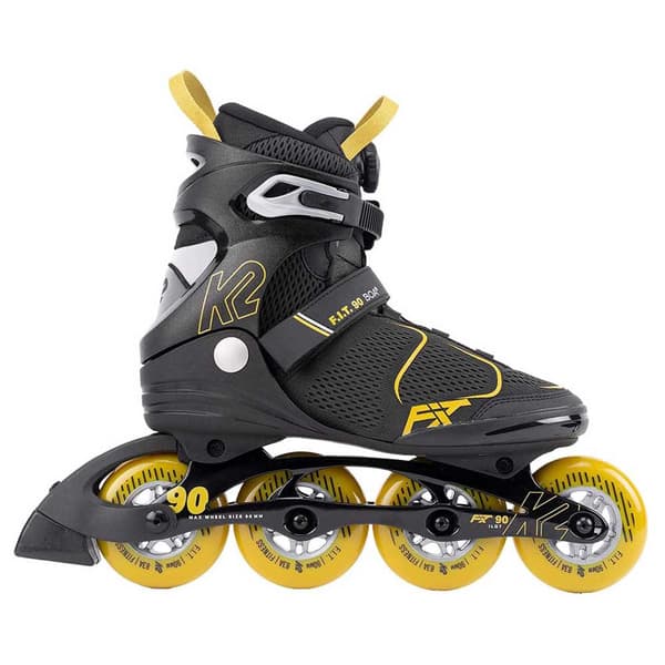 K2 Skate Inline Skøjter F.i.t. 90 Boa Sort EU 39