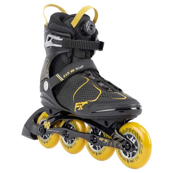 K2 Skate Inline Skøjter F.i.t. 90 Boa Sort EU 40