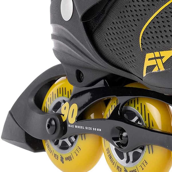 K2 Skate Inline Skøjter F.i.t. 90 Boa Sort EU 42 1/2