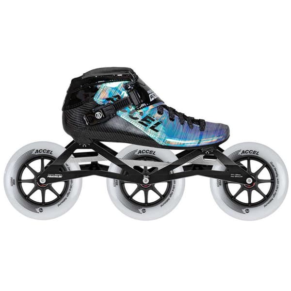 Powerslide Rullskridskor Accel Race Reflective 125 Blå EU 47