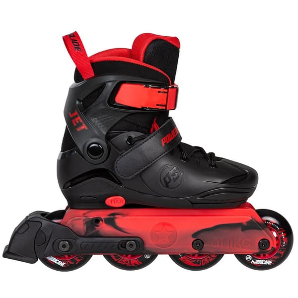 Powerslide Lasten Rullaluistimet Jet Adjustable Musta EU 35-38