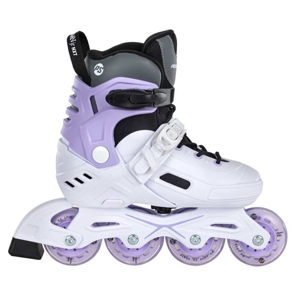 Powerslide Junior Rulleskøjter Khaan Nxt Adjustable Hvid,Lilla EU 27-30
