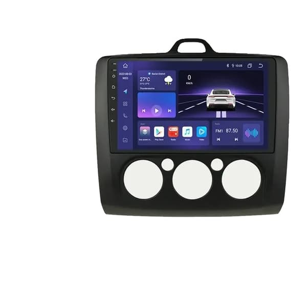 Carplay-autoradio Androidille, Ford Focus 2 3 Mk2 Mk3, monimediasoitin GPS:llä., 10,33 tuuman S4 musta S5 Black