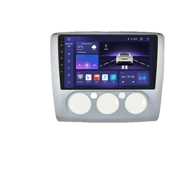 Carplay-autoradio Androidille, Ford Focus 2 3 Mk2 Mk3, monimediasoitin GPS:llä., 10,33 tuuman S4 musta