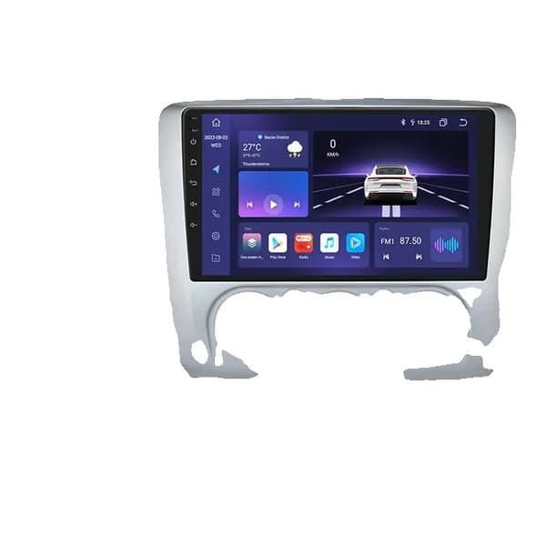 Carplay-autoradio Androidille, Ford Focus 2 3 Mk2 Mk3, monimediasoitin GPS:llä., 10,33 tuuman S4 musta