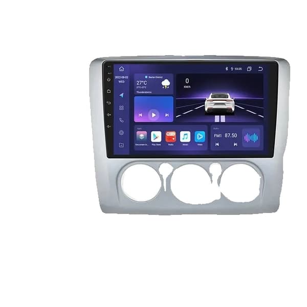 Carplay-autoradio Androidille, Ford Focus 2 3 Mk2 Mk3, monimediasoitin GPS:llä., 10,33 tuuman S4 musta