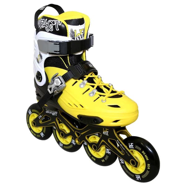 Krf Inline Skøjter Impact 4x90 Gul EU 36-39