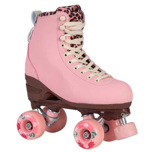 Chaya Kvinna Rullskridskor Miyu Leopaard Rosa EU 36