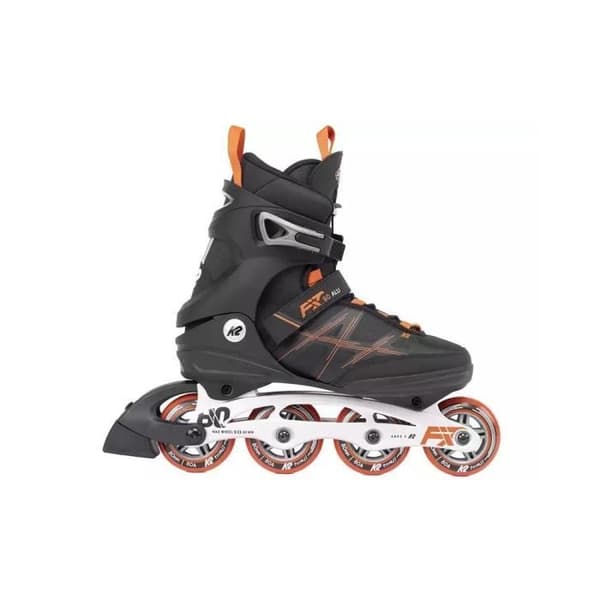 Rullskridskor - K2 - Fit 80 Alu - Herr - Svart/Orange