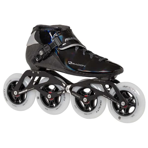 Powerslide Dragon Black 100 Inline-skøjter  EU 41