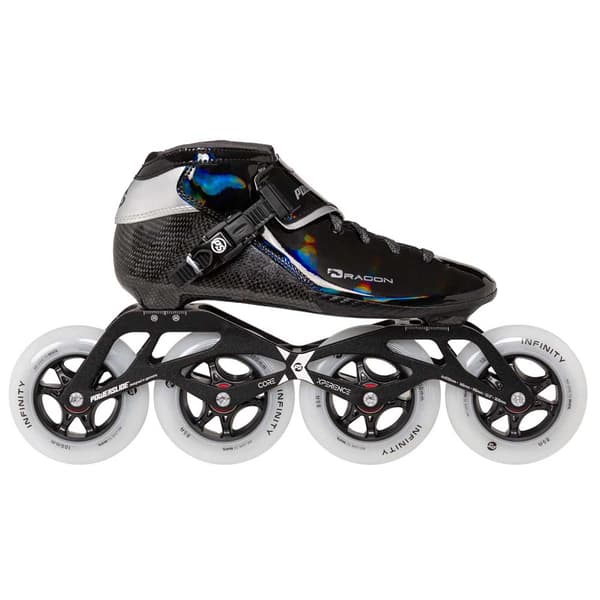 Powerslide Dragon Black 100 Inline-skøjter  EU 41