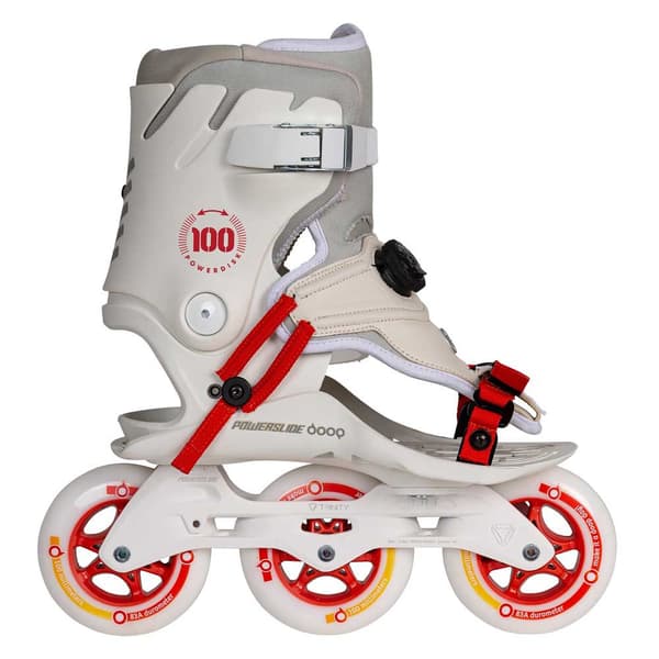 Powerslide Doop Urban 100 Rullaluistimet Valkoinen EU 43-49