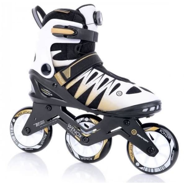 Tempish wenox kvinnor aluminium 85A vit inlineskates