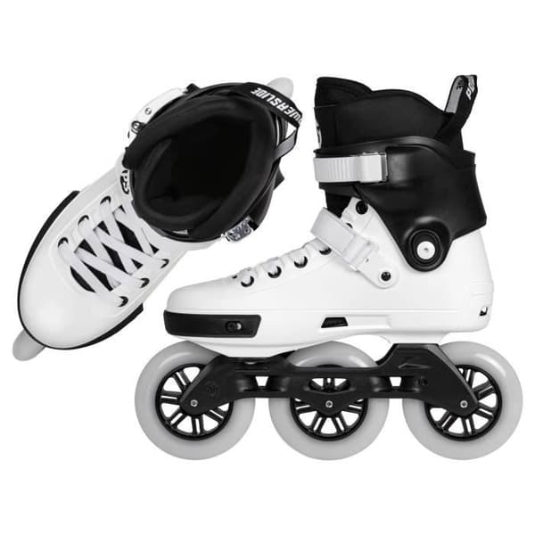 Roller freestyle - freeskate POWERSLIDE NEXT CORE 110 Svart - Aluminium - Storlek 110mm