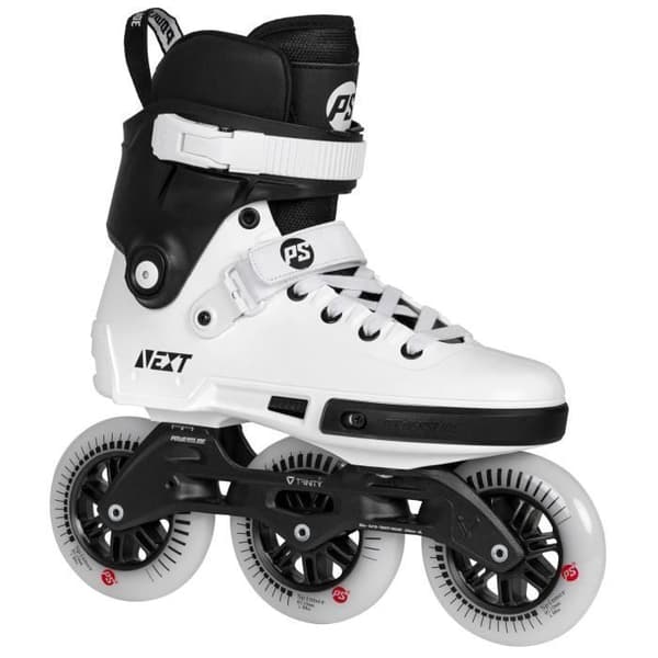 Roller freestyle - freeskate POWERSLIDE NEXT CORE 110 Svart - Aluminium - Storlek 110mm