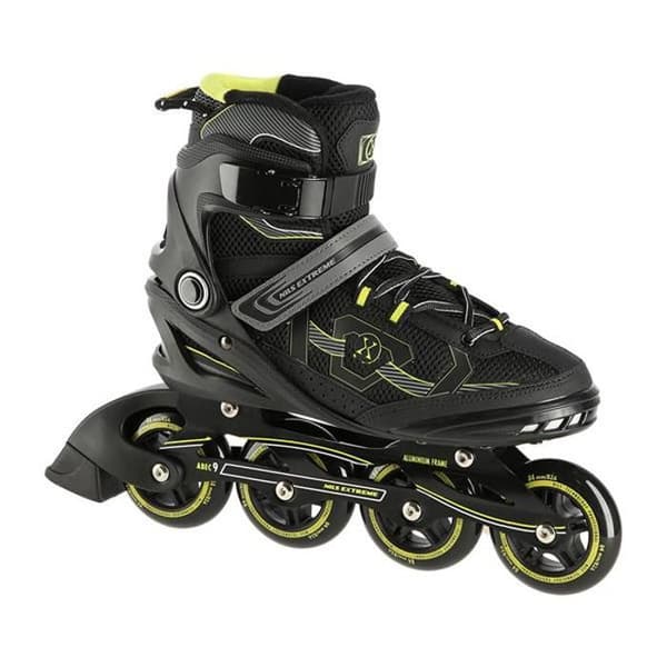 NA9157 SVART OCH GULT STORLEK Rollerblades extrem 40 NILS