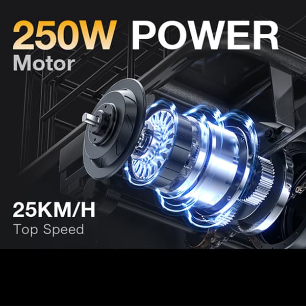 CYSUM T1 Pro Aikuisille Tarkoitettu Sähköinen Kolmipyöräinen 250W Sähköinen Tavarakolmipyörä 48V22 Ah Akulla, 16 Tuuman Rengaspyörällä