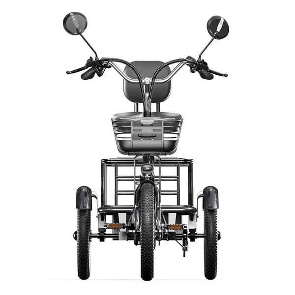 CYSUM T1 Pro Aikuisille Tarkoitettu Sähköinen Kolmipyöräinen Tavara-auto, 250W Sähköinen Kolmipyörä, 48V22Ah Akku, Sähköinen Tavara-auto, Kolmipyörä