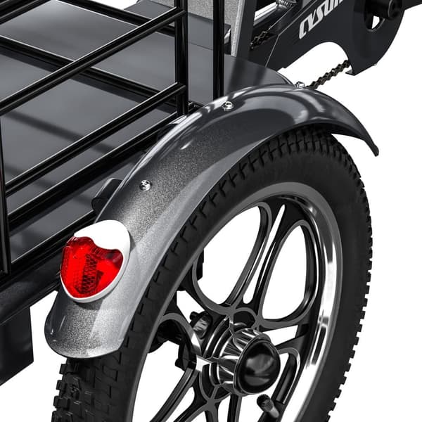 CYSUM T1 Pro Aikuisille Tarkoitettu Sähköinen Kolmipyöräinen Tavara-auto, 250W Sähköinen Kolmipyörä, 48V22Ah Akku, Sähköinen Tavara-auto, Kolmipyörä