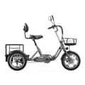 Pikkukuva 2 / 11: CYSUM T1 Pro Aikuisille Tarkoitettu Sähköinen Kolmipyöräinen Tavara-auto, 250W Sähköinen Kolmipyörä, 48V22Ah Akku, Sähköinen Tavara-auto, Kolmipyörä