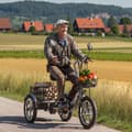 Pikkukuva 11 / 11: CYSUM T1 Pro Aikuisille Tarkoitettu Sähköinen Kolmipyöräinen 250W Sähköinen Kolmipyöräinen Rahtipyörä 48V22Ah Akulla Varustettu Sähköinen Rahtipyörä