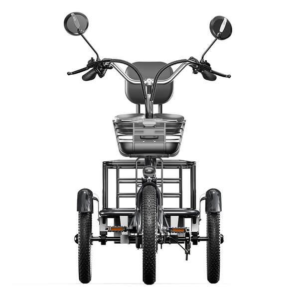 CYSUM T1 Pro Aikuisille Tarkoitettu Sähköinen Kolmipyöräinen Tavara-auto, 250W Sähköinen Kolmipyörä, 48V22Ah Akku, Sähköinen Tavara-auto, Kolmipyörä
