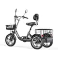 Pikkukuva 4 / 11: CYSUM T1 Pro Aikuisille Tarkoitettu Sähköinen Kolmipyöräinen Tavara-auto, 250W Sähköinen Kolmipyörä, 48V22Ah Akku, Sähköinen Tavara-auto, Kolmipyörä
