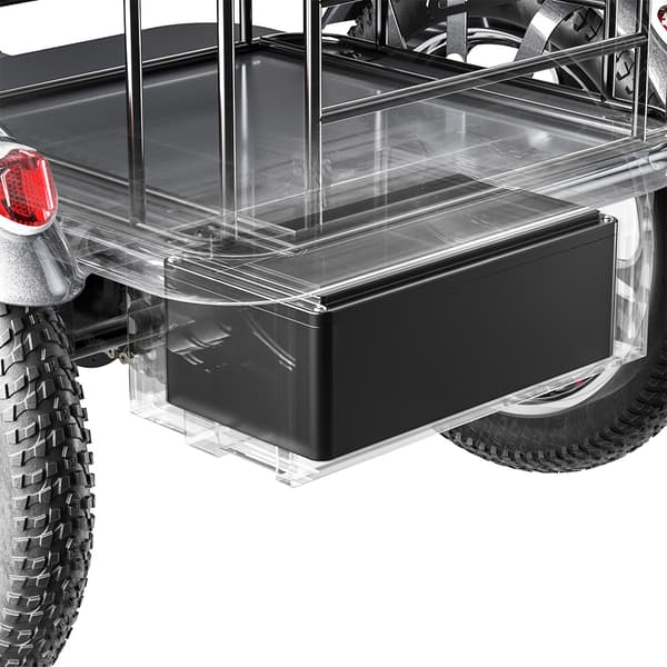 CYSUM T1 Pro Aikuisille Tarkoitettu Sähköinen Kolmipyöräinen Tavara-auto, 250W Sähköinen Kolmipyörä, 48V22Ah Akku, Sähköinen Tavara-auto, Kolmipyörä
