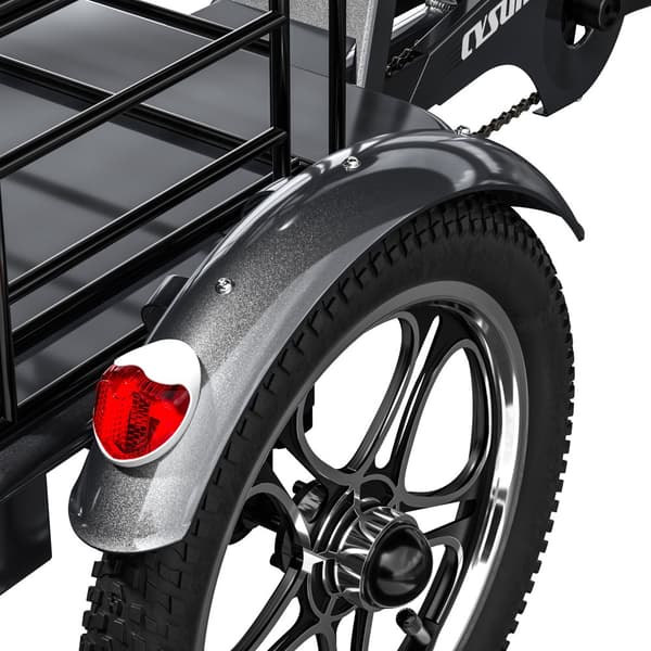 CYSUM T1 Pro Aikuisille Tarkoitettu Sähköinen Kolmipyöräinen Tavara-auto, 250W Sähköinen Kolmipyörä, 48V22Ah Akku, Sähköinen Tavara-auto, Kolmipyörä