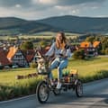 Pikkukuva 11 / 11: CYSUM T1 Pro Aikuisille Tarkoitettu Sähköinen Kolmipyöräinen Tavara-auto, 250W Sähköinen Kolmipyörä, 48V22Ah Akku, Sähköinen Tavara-auto, Kolmipyörä