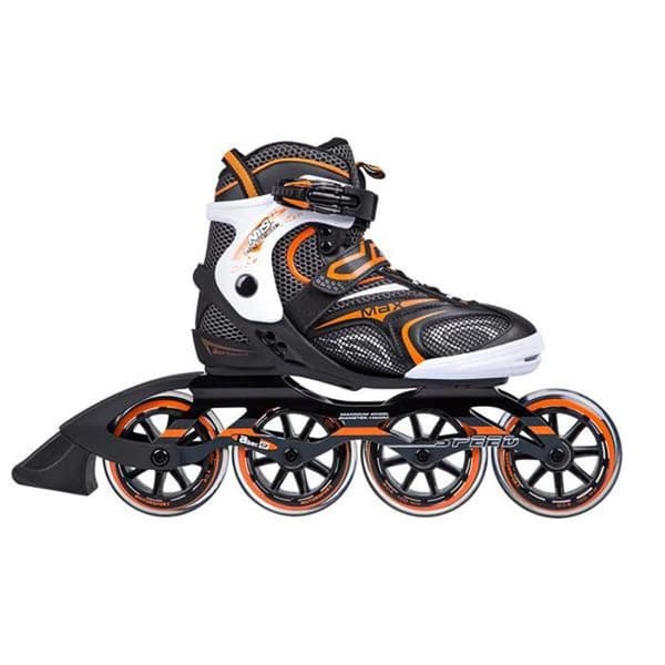 NA1060S SVART-ORANGE STORLEK 41 EXTREMA RULLSKATES NILS