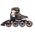 Miniatyrbild 1 av 6: NA1060S SVART-ORANGE STORLEK 41 EXTREMA RULLSKATES NILS