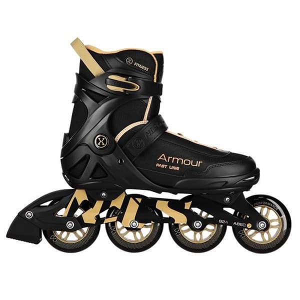 NA22151 ARMOR RULLSKOR SVARTA OCH GULD STORLEK 45 NILS EXTREME