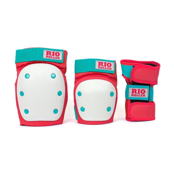 Rio Roller Triple Pad Set Hvid,Blå M