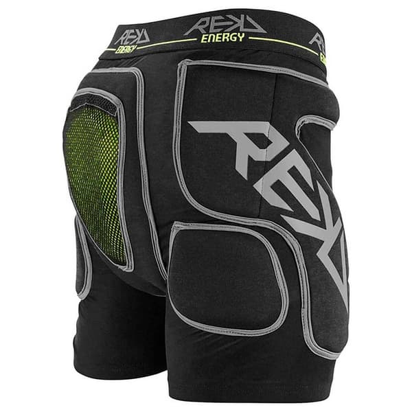 Rekd Protection Beskyttende Shorts Energy Impact Shorts Sort XS