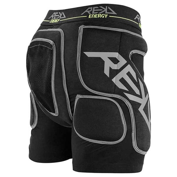 Rekd Protection Beskyttende Shorts Energy Impact Shorts Sort XS