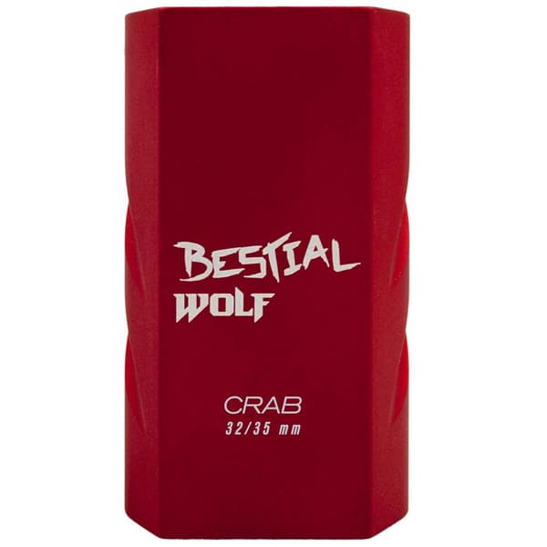 Bestial Wolf Clamp Crab Rød 32-35 mm