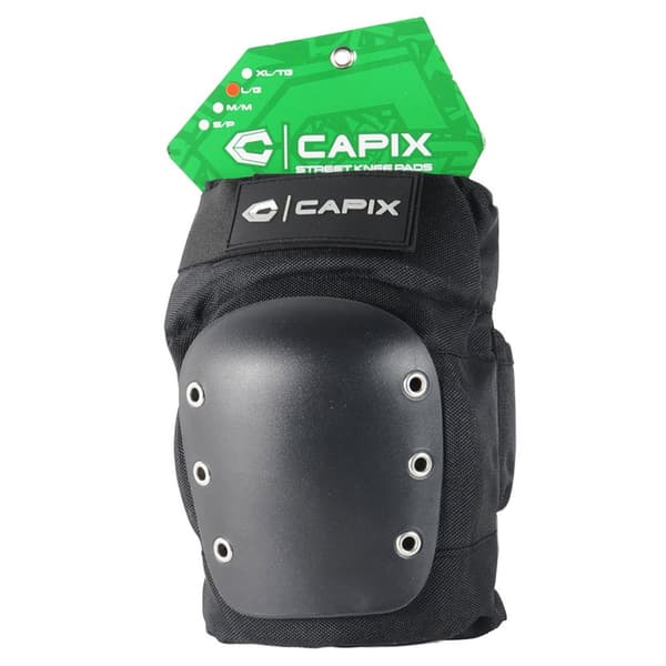 Capix Knäskydd Street Svart L