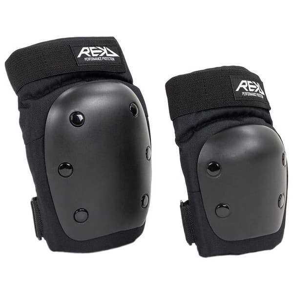 Rekd Protection Sæt Heavy Duty Double Pad Sort M