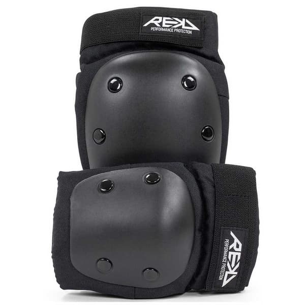 Rekd Protection Sæt Heavy Duty Double Pad Sort M